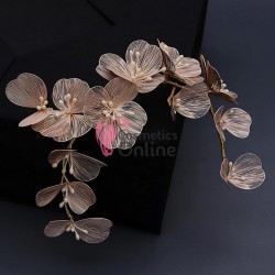 Accesoriu modern pentru decor par CA012SS Rose cu perle